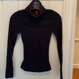 SPANX On Top and in Control - Long Sleeve Shaping Turtleneck- Black - Size Large